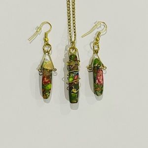 HANDMADE Necklace and Earring Set